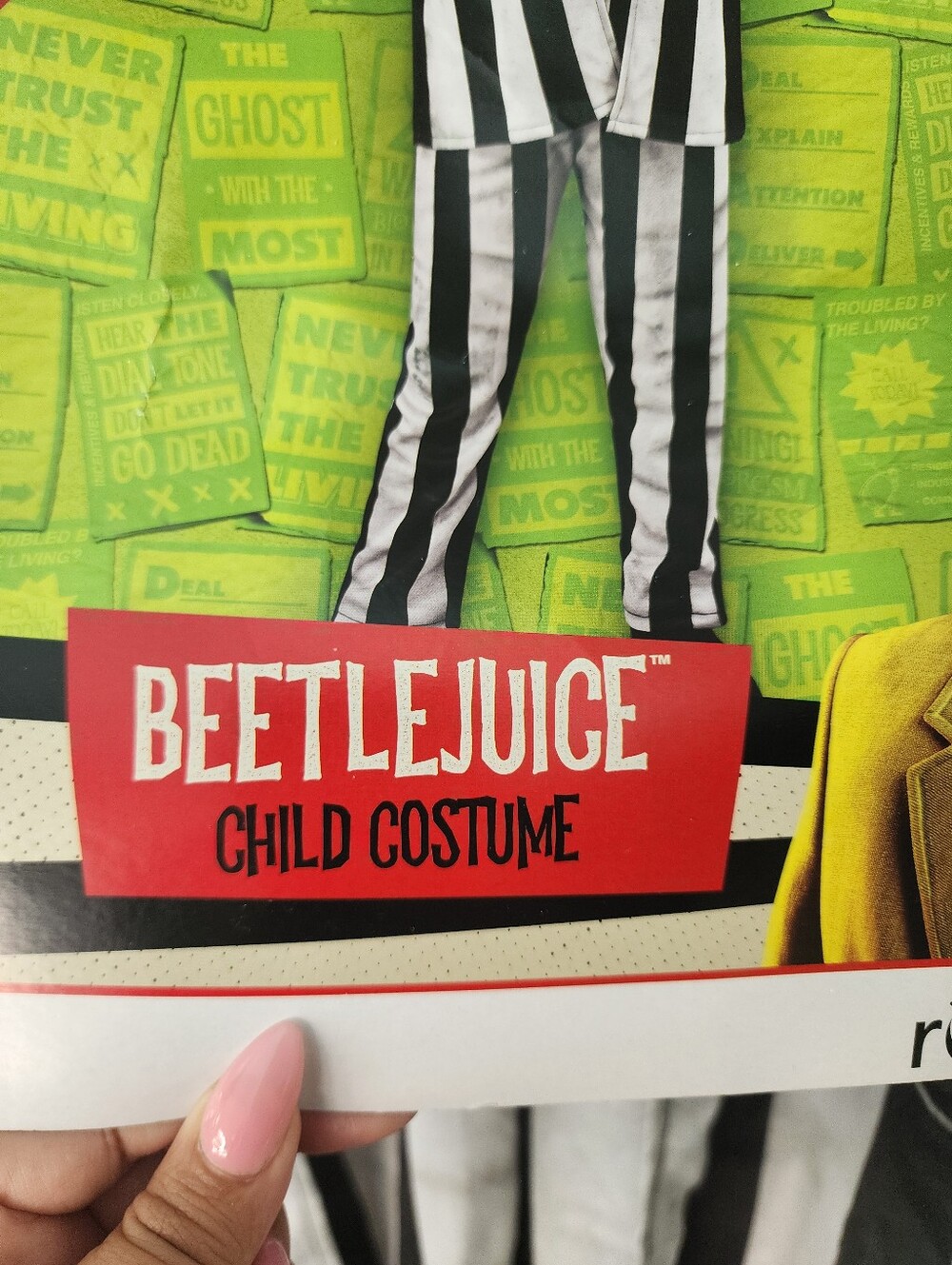 Rubies Beetlejuice Child Costume Size Medium 7-8 Target Exclusive NWT - Picture 13 of 16